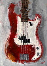 Abstract Oil Painting Bass