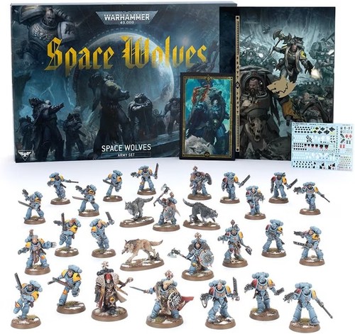 Space wolves army set - space,