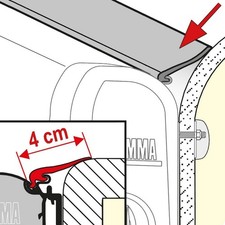 Fiamma rain guard - fiamma, 30m