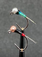 3 x Perdigon Nymph Size 14 Barbless Jig Hook Fishing Flies