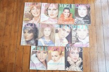 1970s 1980s Vogue Magazine x11
