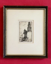 Signed JOHN STOLL Etching