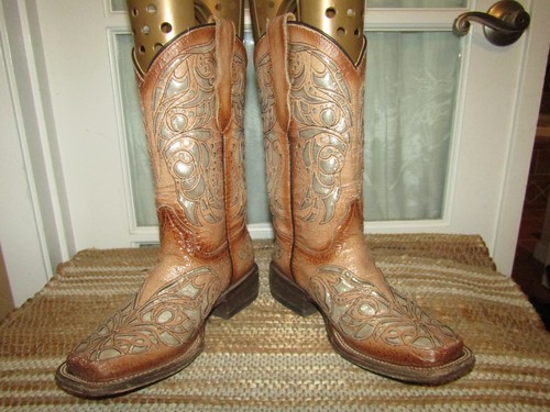 Corral t0104 brown leather - corral,
