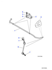 Jaguar Genuine Anti Roll Bar