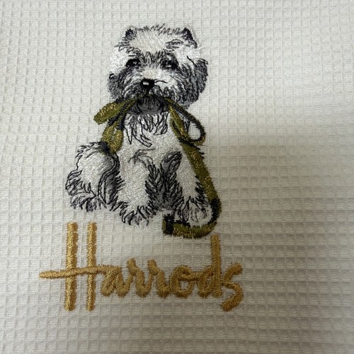 Harrods westie with lead tea - with,