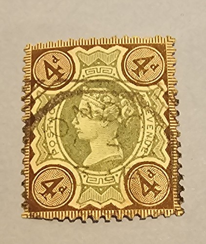 1887 1892 jubilee 4d - qv,