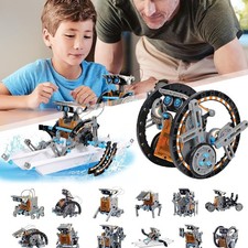STEM Solar Robot Toy 12-in-1 Educational Science Kit DIY Building Toy for Kids
