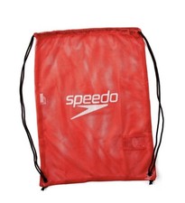 Speedo Mesh Equipment Bag - Swimming Training Kit Bag - 35 Litres - Red NEW