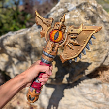 Grimdark Sci-Fi Cosplay Axe -