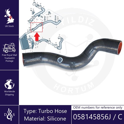 Turbo hose fits passat - vw,