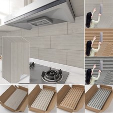 10-80X PVC Wood Tiles Wall Sticker Self-Adhesive Stick On Kitchen Bathroom Decor