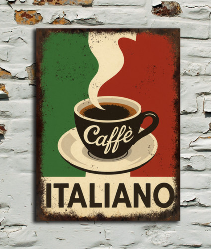 Coffee shop various metal sign - various,