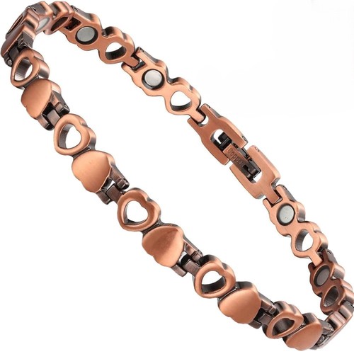 Heart copper magnetic bracelet - magnetic,