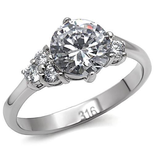 Ladies 3ct ring stainless - ladies,