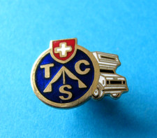  Touring Club Suisse Pin Badge. VGC. Enamel. Motorhome. Swiss
