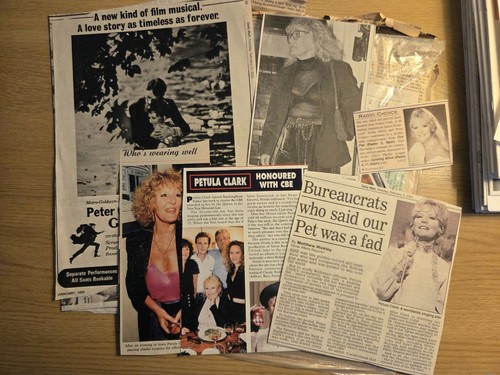 Petula clark mixed newspaper - mixed, /