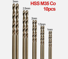 10pcs HSS M35 Cobalt Drill