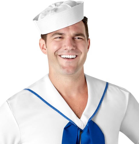 Sailor hat popeye - sailor, white