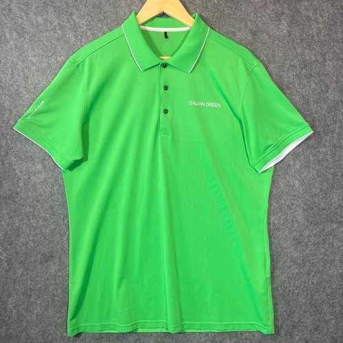 Galvin green golf polo shirt - galvin,