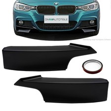 Sport- PERFORMANCE Front Flaps Splitter Black Matt LIP fits BMW F30 F31 M Bumper