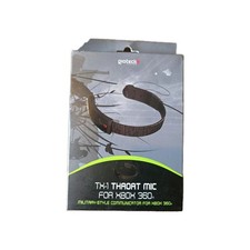 XBOX 360 Gioteck TX1 Throat Mic & Earpiece Headset Military-Style Shoot Em Up.