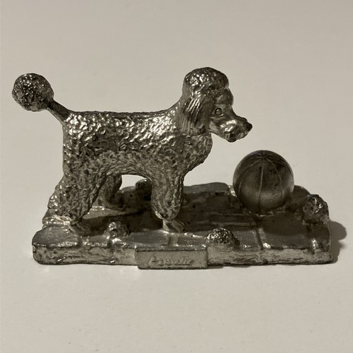 Pewter silver poodle - pewter/silver,