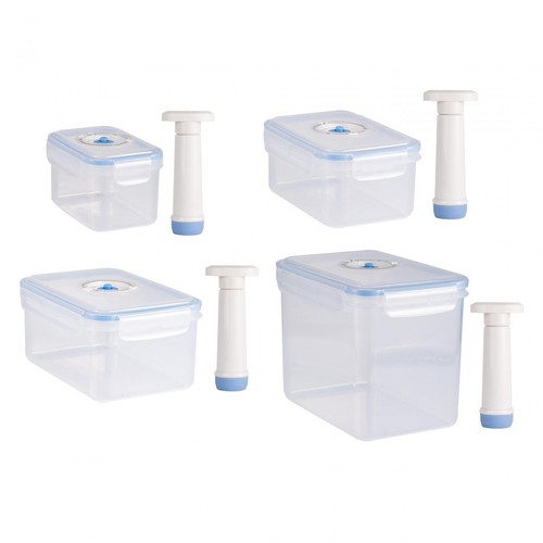 Vacuum container with - container, pump