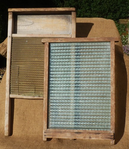 Antique washing dolly - washing, board