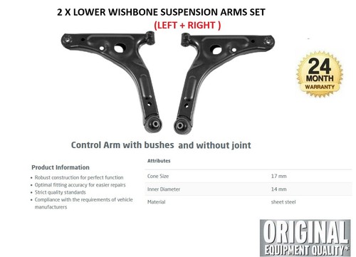 Front lower wishbone - front,