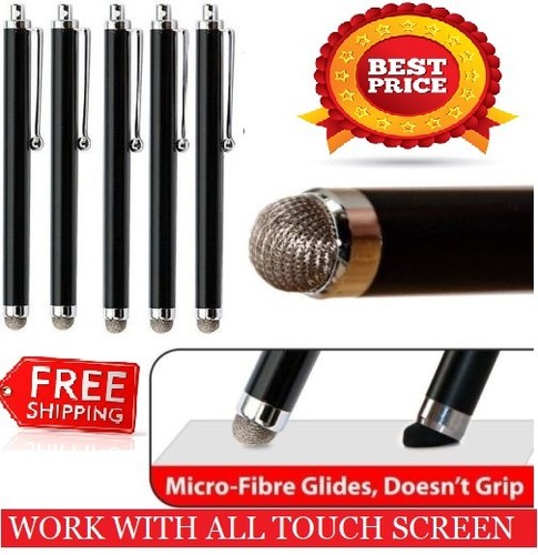 Black micro fiber stylus - x,