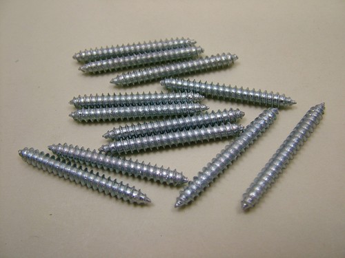 Double ended wood - screw, dowel