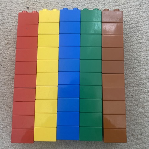 Duplo 2x2 stud bricks - 50,