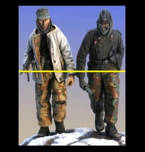 Scale german ww2 - 1/35, resin