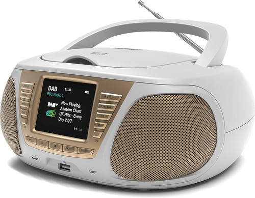 Portable player with - cd,