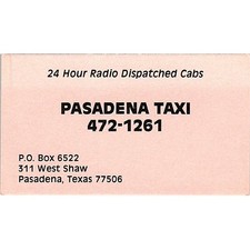 Pasadena Taxi 311 West Shaw