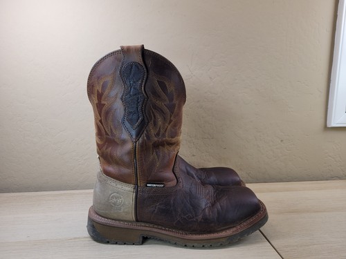 Double boots brown leather - brown,