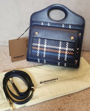 Burberry Mini Latined Leather