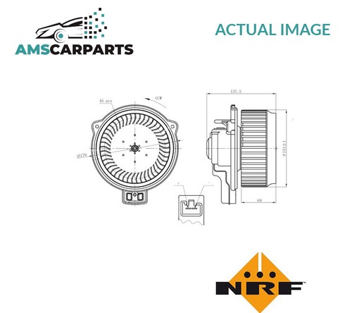 Interior blower fan motor lhd - fan,