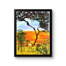 Bold Colorful Abstract Tree at