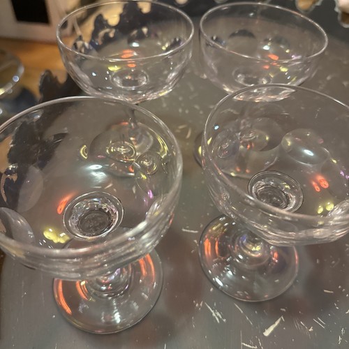 Antique champagne glasses - antique,
