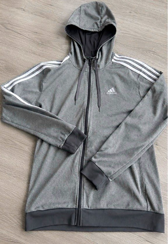 Adidas men grey full zip - men’s,