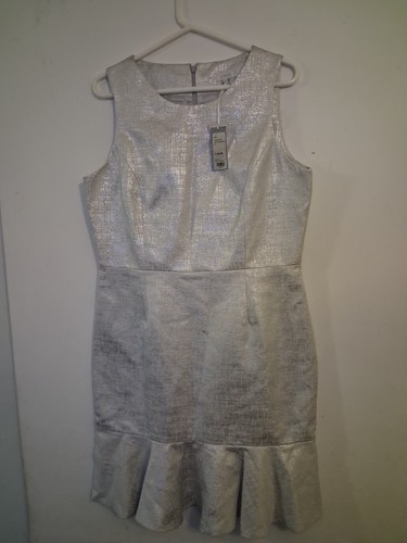 Untold silver sheen grey shift - untold,