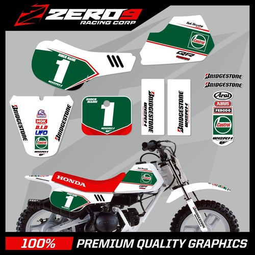 Honda motocross graphics - honda,