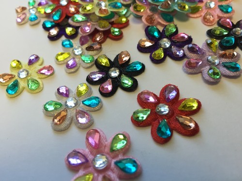 100 20mm mixed flower - ,