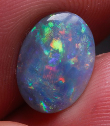 Dark opal from lightning - opal,