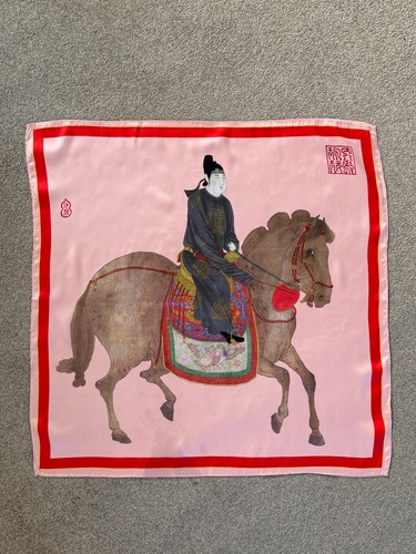 Vintage silk scarf bandana - vintage,