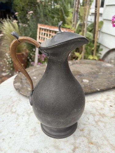 Antique pewter pitcher - antique,