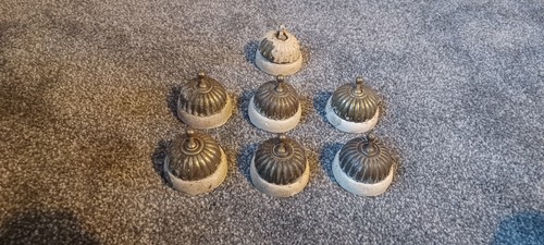 Antique brass ceramic light - antique,