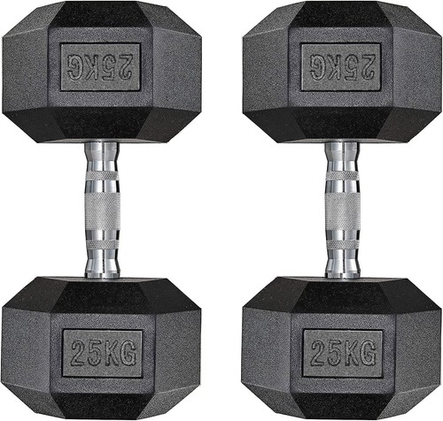 25kg rubber coated cast iron - 25kg,