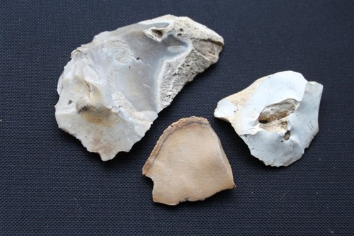 Mesolithic flint scraper - 3,